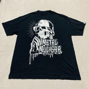 Vintage Y2K Metal Mulisha Black T-Shirt Mens XL‎ Skull